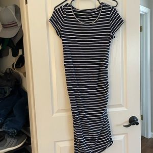 Mid length maternity dress